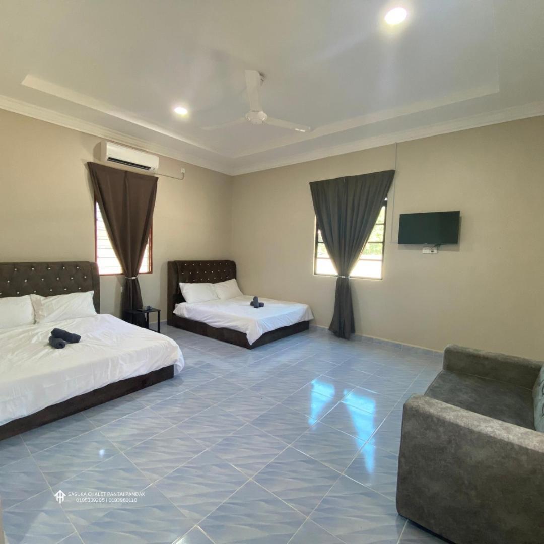 Sasuka Chalet Pantai Pandak Kuala Terengganu Eksteriør billede