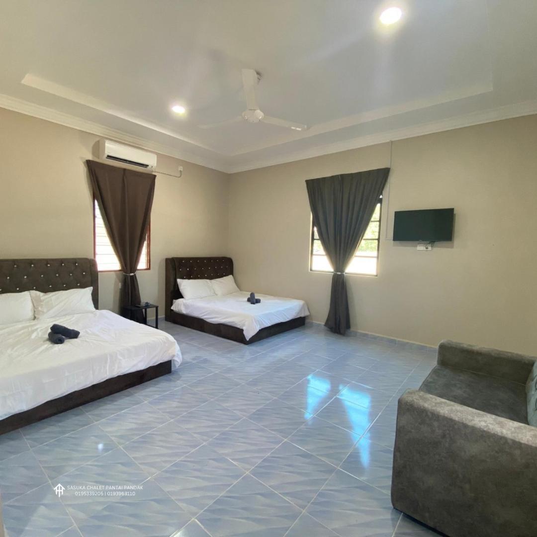 Sasuka Chalet Pantai Pandak Kuala Terengganu Eksteriør billede